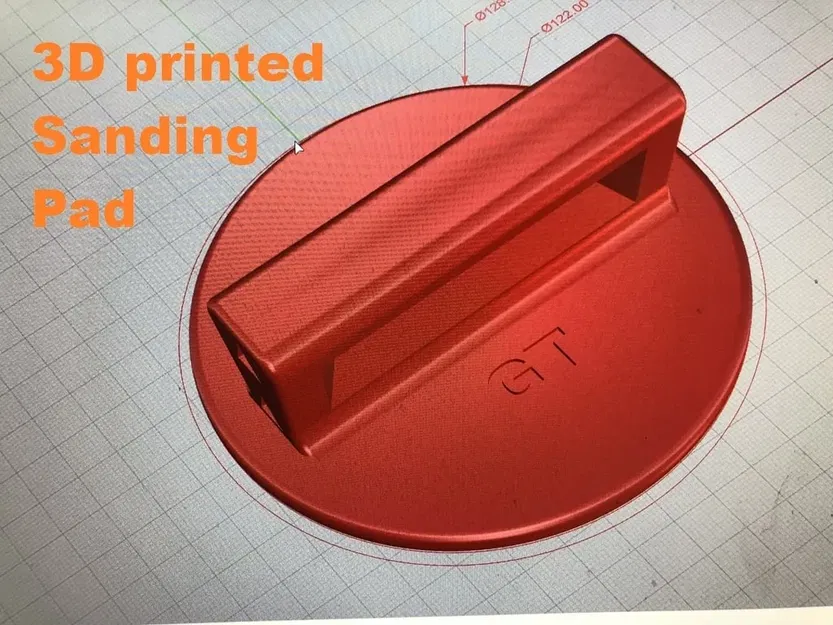Bề mặt chà nhám 5 inch với đế dính hook and loop - Image 1
