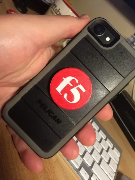 Nắp thay thế cho Pop Socket với logo F5 - Image 1