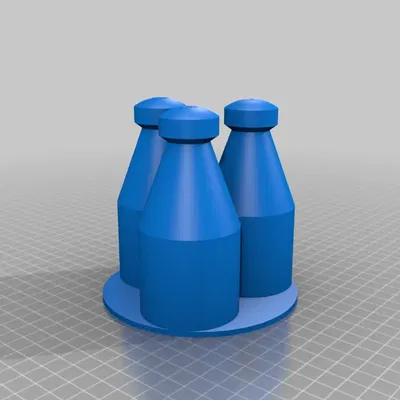 Công cụ đổ Acrilic flowart với 3 ống và 2 kích thước