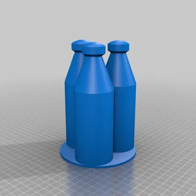 Công cụ đổ Acrilic flowart với 3 ống và 2 kích thước