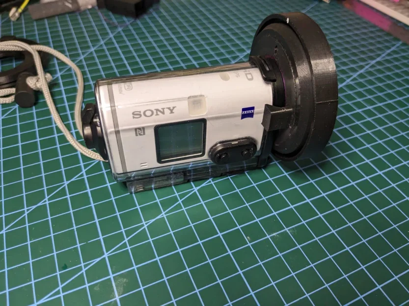 Nắp ống kính phẳng cho máy quay Sony Action Cam - Image 1