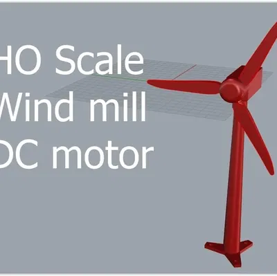 Tua-bin gió tỷ lệ HO với động cơ DC