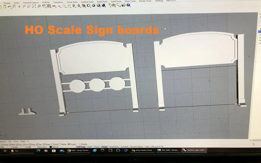Biển báo tỷ lệ HO cho bảng tàu hỏa - Image 2