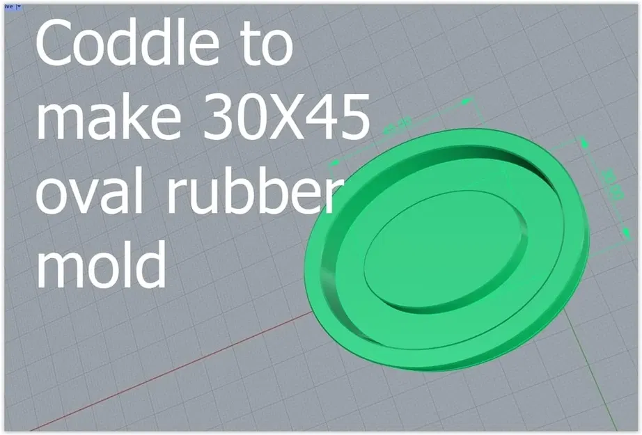 Khuôn cao su oval để chế tạo đồ thủ công - Image 2