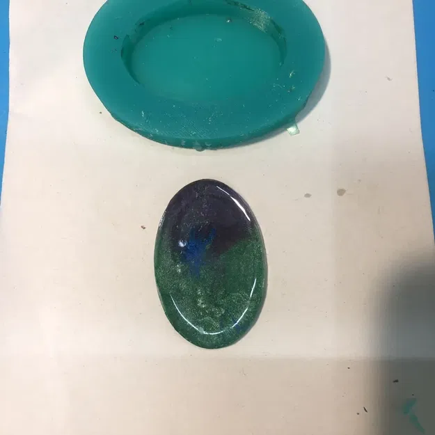 Khuôn cao su oval để chế tạo đồ thủ công - Image 4