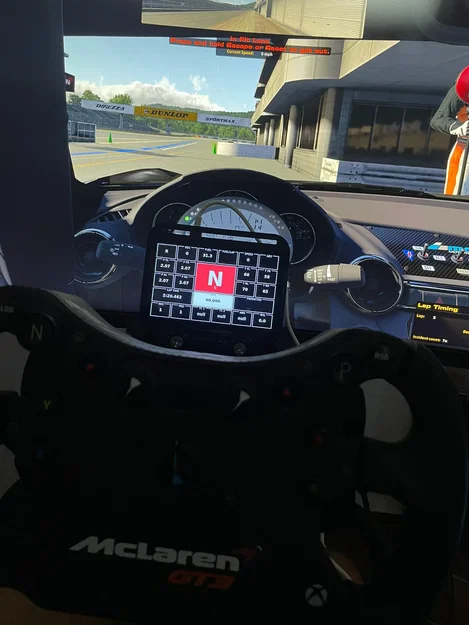 Bảng điều khiển SimRacing cho Raspberry Pi với màn hình 5 inch - Image 1