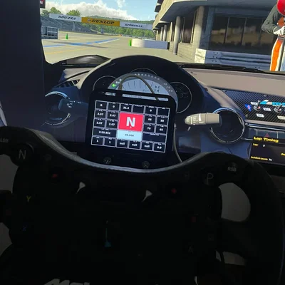Bảng điều khiển SimRacing cho Raspberry Pi với màn hình 5 inch
