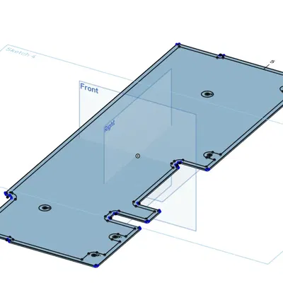 Bảng điều khiển sàn cho Voron Switchwire in 3D