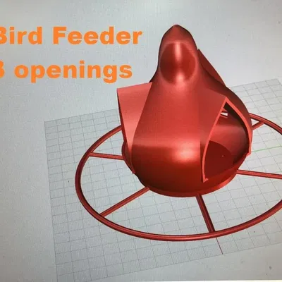 Máy cho chim ăn ngoài trời bằng nhựa PLA