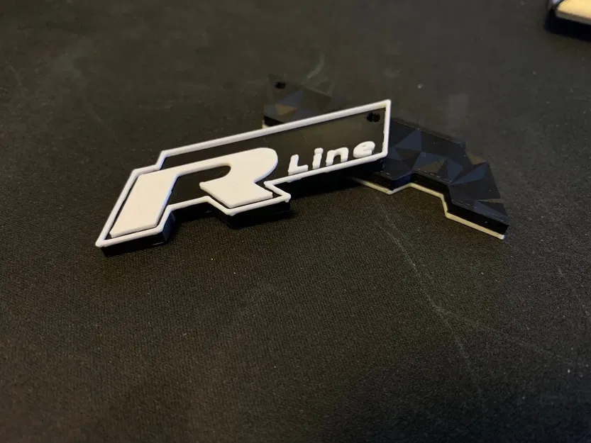 Móc khóa VW "R line" cho golf/passat/arteon/tiguan/touran/touareg/t-roc 7cm - Image 2