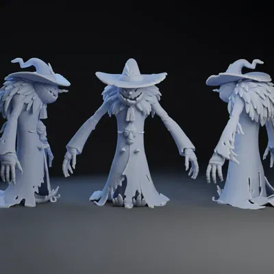 Nhân vật cừu Toasty trên chân cao trong trang phục bí ngô