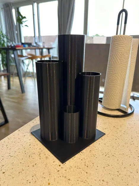 Giá đỡ tổ chức dây buộc cáp (Zip Tie) in Vase Mode - Image 2