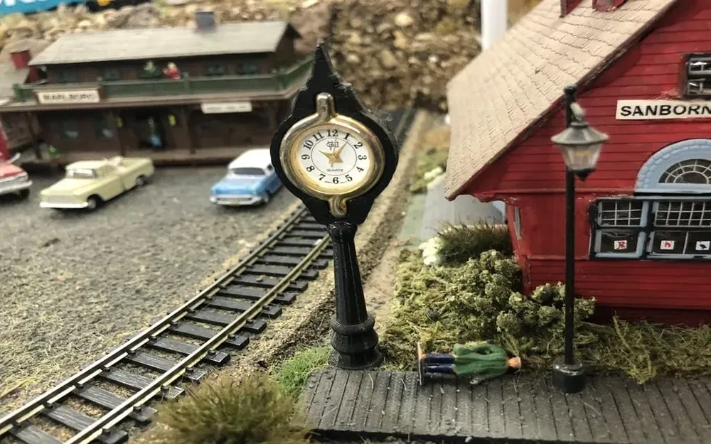 Đồng hồ quy mô HO cho ga xe lửa hoặc góc phố - Image 1