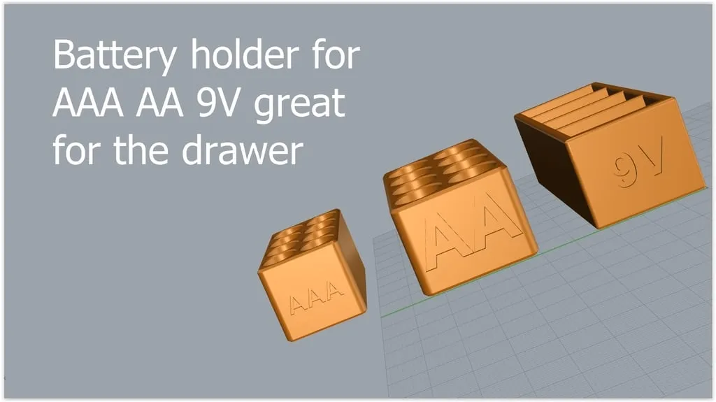 Giá đỡ lưu trữ pin AAA, AA và 9V cho xe RV - Image 2