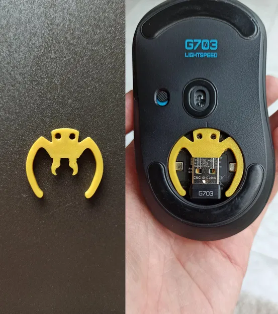 Giá đỡ dongle chuột Logitech hình nhện dễ thương - Image 1