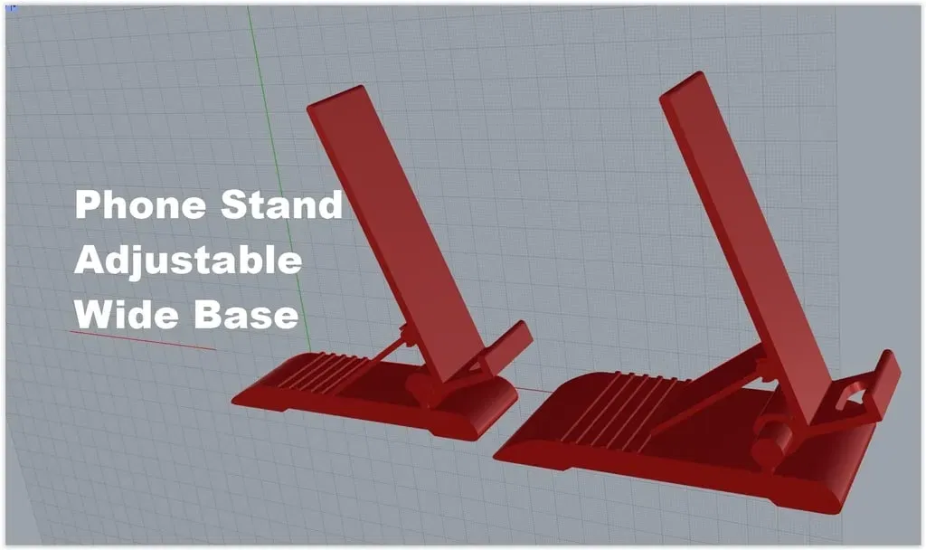 Giá đỡ điện thoại điều chỉnh với hai tùy chọn chân đế ... - Image 1