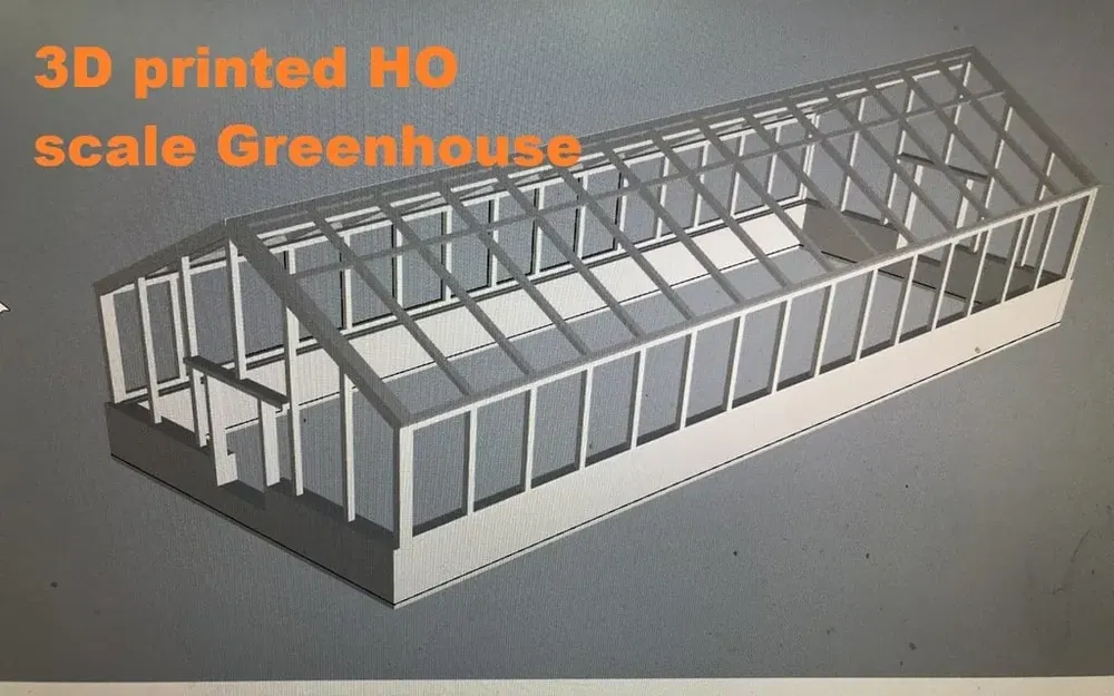 Mô hình nhà kính cho mô hình tàu hỏa tỷ lệ HO - Image 1