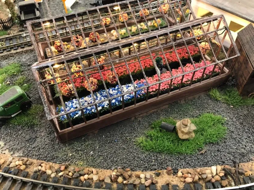 Mô hình nhà kính cho mô hình tàu hỏa tỷ lệ HO - Image 5