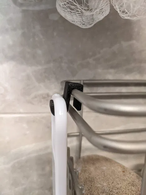 Móc J cho thanh tròn với thiết kế cắt nhỏ - Image 1