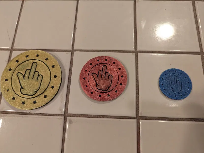 Đồng xu F**K to Give với chi tiết lớp trên/dưới - Image 2