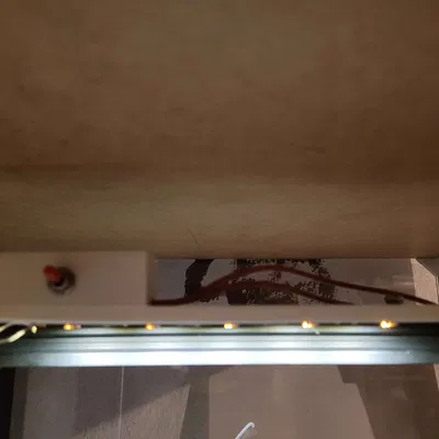 Giá đỡ LED với công tắc cho máy in Ender3