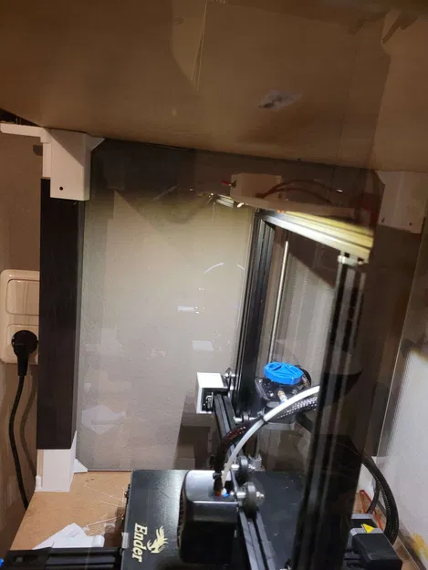 Giá đỡ LED với công tắc cho máy in Ender3 - Image 3