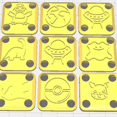 Huy hiệu dây giày phong cách độc đáo