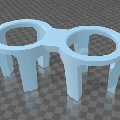 Giá đỡ cốc BMW iX1 cho chai 0.5L và lon 250ml