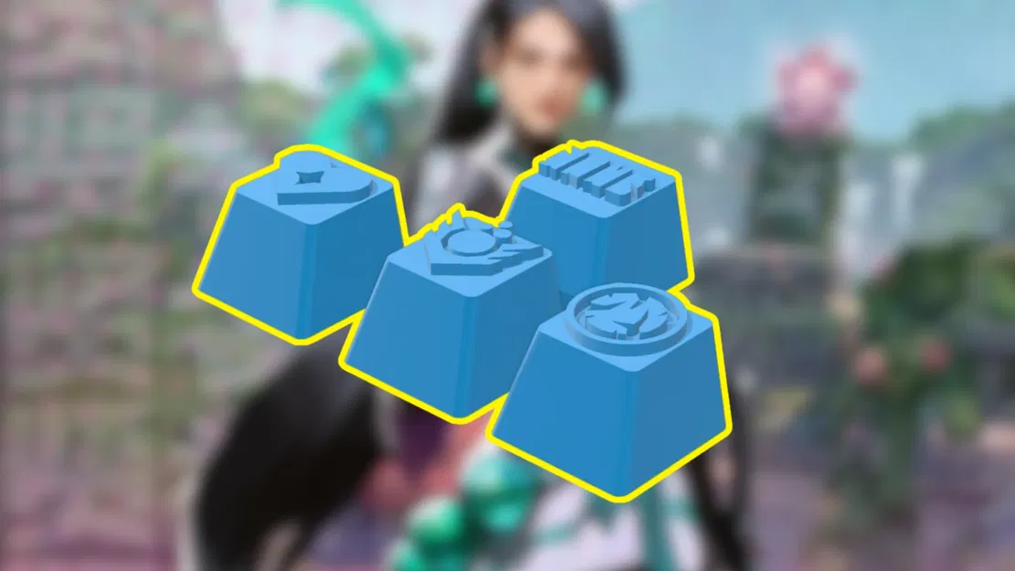 Mặt phím Cherry MX khắc biểu tượng khả năng của Sage trong Val... - Image 1