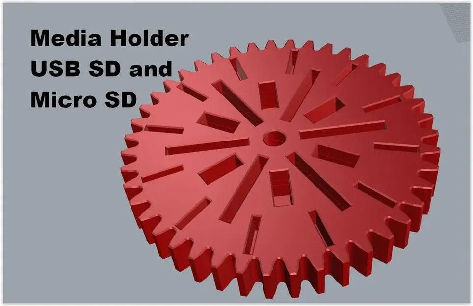 Giá đỡ đa phương tiện cho USB, SD và Micro SD - Image 1