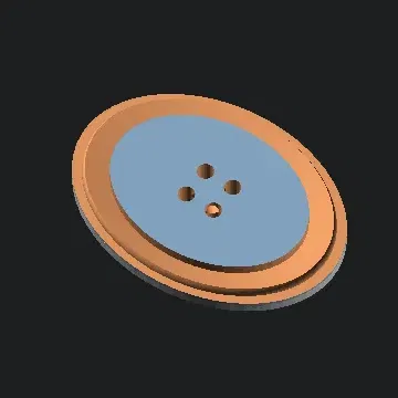 Nút áo tùy chỉnh với kịch bản OpenScad