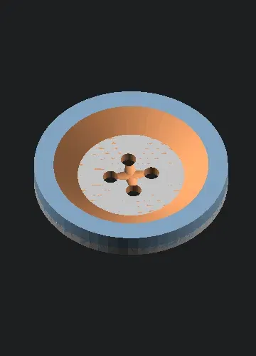 Nút áo tùy chỉnh với kịch bản OpenScad - Image 8