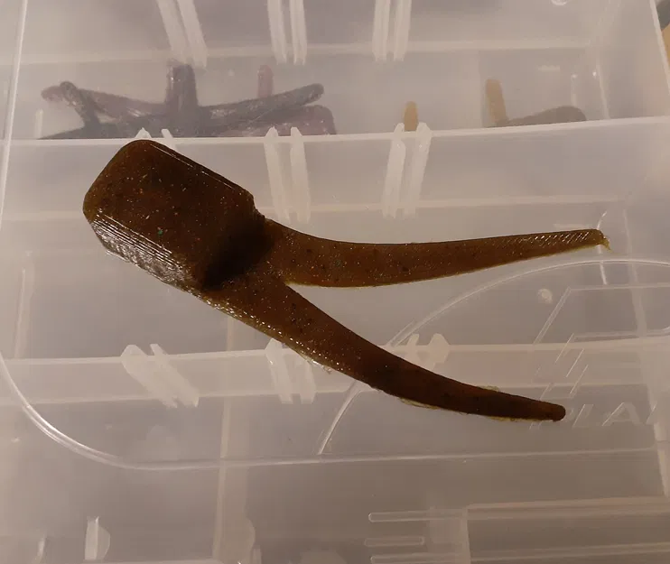 Mẫu khuôn lure nhựa mềm 3.5 inch cho trailer - Image 2