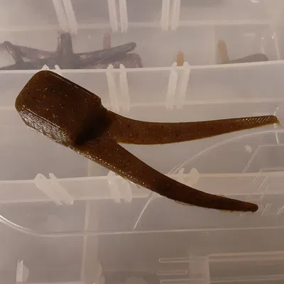 Mẫu khuôn lure nhựa mềm 3.5 inch cho trailer