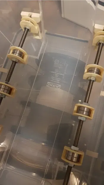 Hộp filament Ikea Samla 22L với giá đỡ và phụ kiện in 3D - Image 1