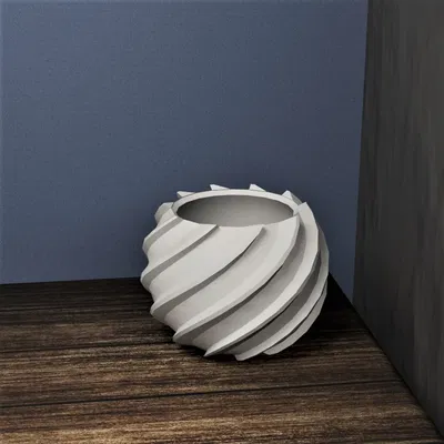 Chậu cây nhỏ hình cầu trang trí nội thất