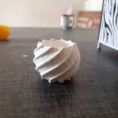 Chậu cây nhỏ hình cầu trang trí nội thất