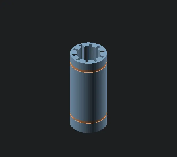 Bạc trượt tuyến tính không bi 3 loại khác nhau - Image 3