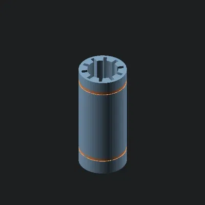 Bạc trượt tuyến tính không bi 3 loại khác nhau