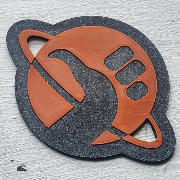 Móc khóa/Thẻ hành lý với biểu tượng Hitchhiker's Guide - Image 1
