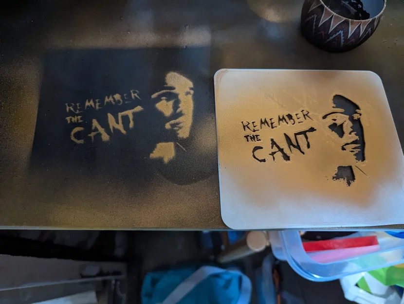 Stencil graffiti Cant trên bề mặt Ceres mùa 1 The Expanse - Image 1