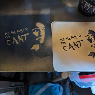 Stencil graffiti Cant trên bề mặt Ceres mùa 1 The Expanse