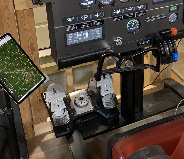 Pedal lái Piper cho hệ thống Saitek - Image 1