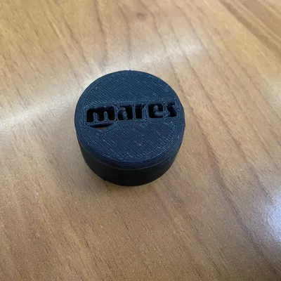 Nắp thay thế bộ điều chỉnh khí thở Mares MR12 với logo thươ...