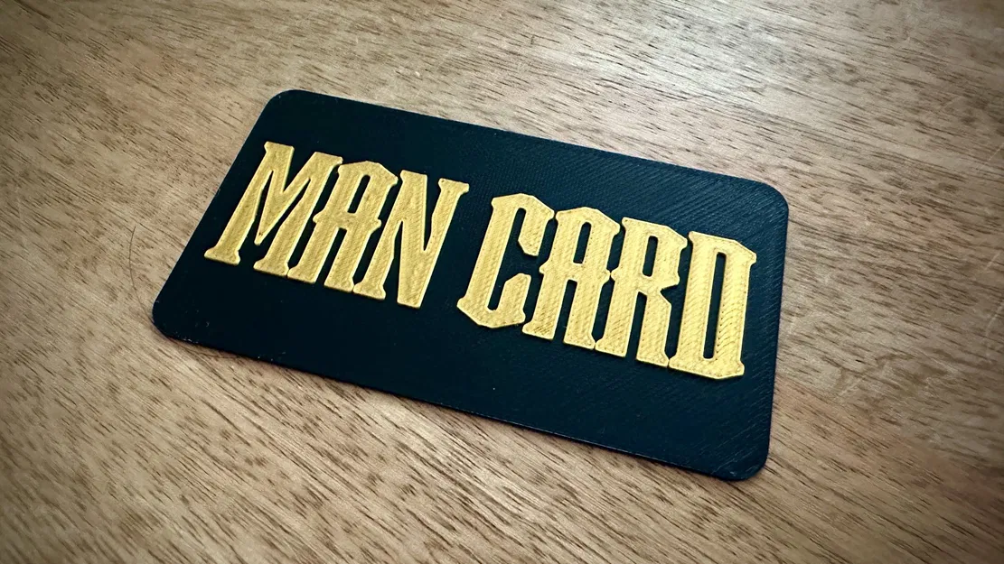 Thẻ Man Card cá nhân hóa cho phái mạnh - Image 1