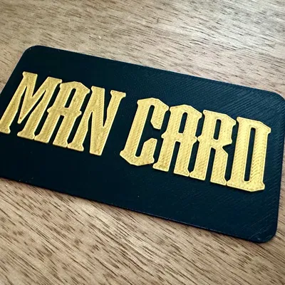 Thẻ Man Card cá nhân hóa cho phái mạnh