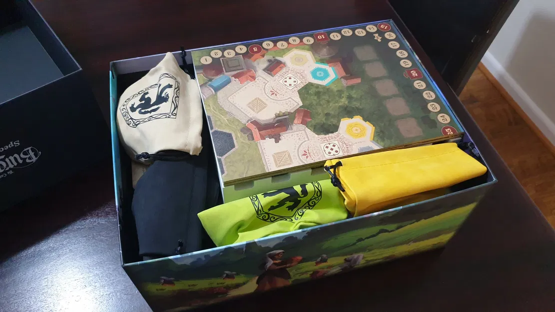 Giá đỡ acrylic cho trò chơi Castles of Burgundy - Image 2