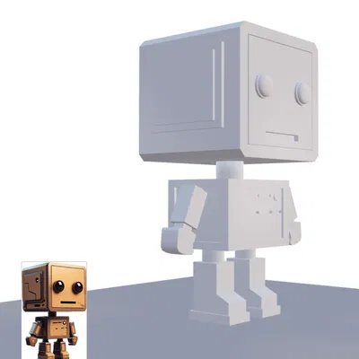 Robot hỗ trợ hình hộp đơn giản cho in 3D