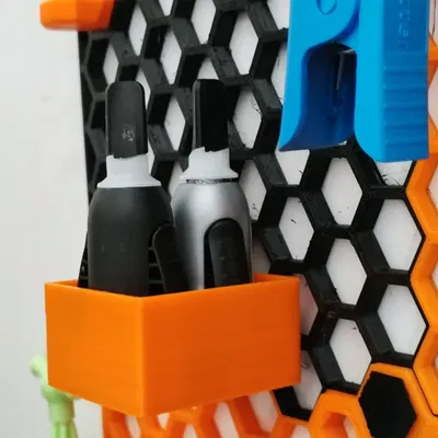 Giá đỡ hai chai keo cho tường lưu trữ tổ ong