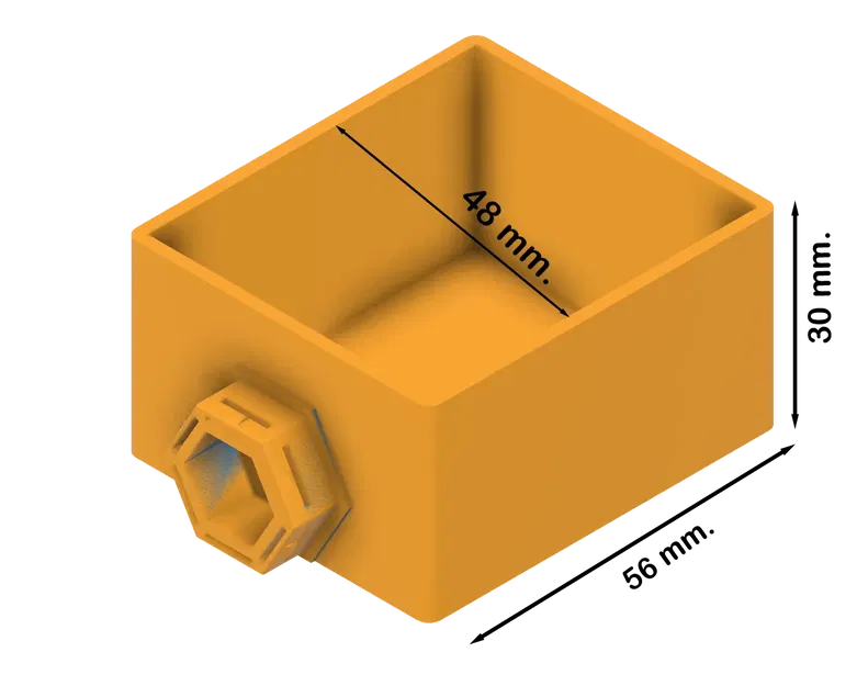 Giá đỡ hai chai keo cho tường lưu trữ tổ ong - Image 2